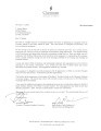 Correspondence from Steadman Upham and Peter Drucker to T. George Harris, 2003-11-17