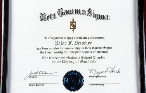 Beta Gamma Sigma membership