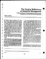 The coming rediscovery of scientific management: Frederick Winslow Taylor may prove a more useful prophet to our times than we yet recognize, 1976