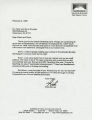 Correspondence from Rick Warren to Peter and Doris Drucker, 1999-02-03