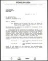 Letter concerning amendment to Peter F. Drucker's publication agreement with Penguin, USA