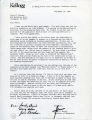 Correspondence from James C. Worthy to Peter Drucker, 1985-09-23