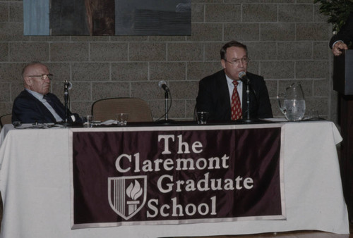 Claremont Graduate School event, 1993-10