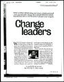 Peter F. Drucker article on change leaders in organizations