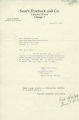 Correspondence from G. Wells to Marguerite Kent and response, 1956-03-07