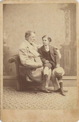 Edward Vischer and His Grandson