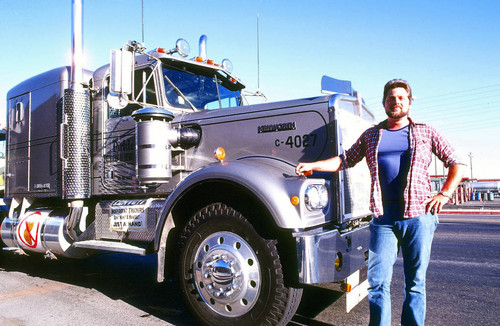 Kenworth truck and trucker
