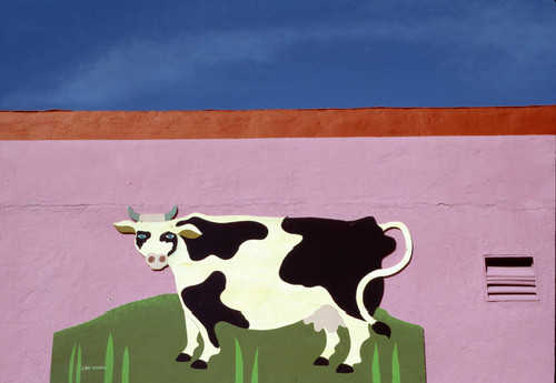 Cow mural