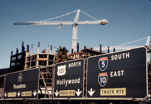 Freeway signs