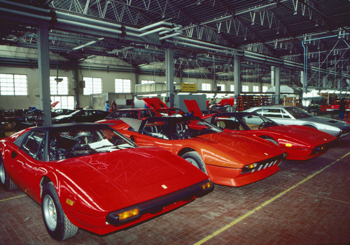 Various Ferraris 308 gts