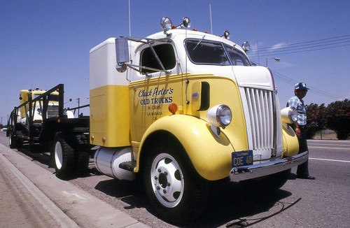 Old yellow truck