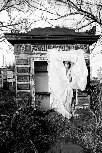 Cemetery ghost