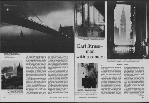 Karl Struss - man with a camera