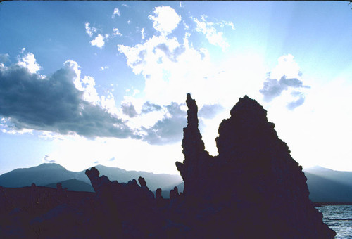 Limestone tufa tower rock formations