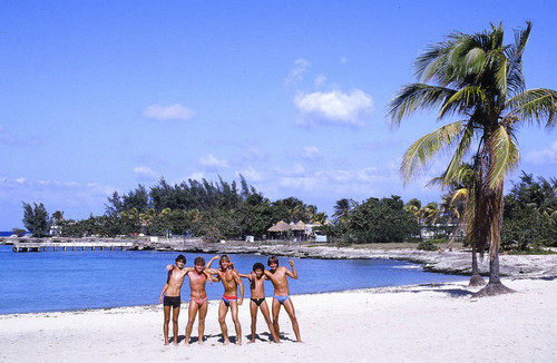 Kids on beach