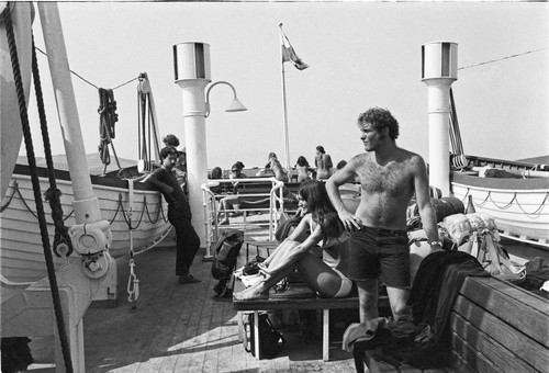 Hippies on boat