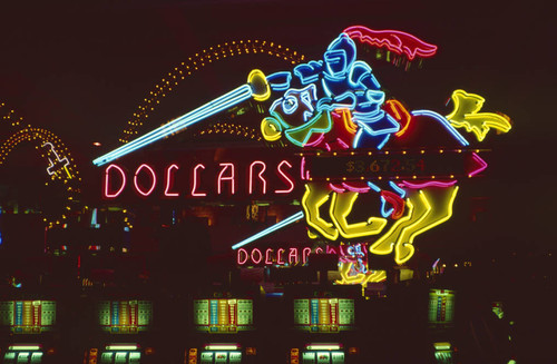 Excalibur casino neon