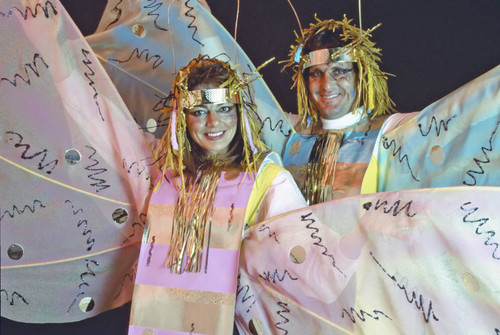 Couple in costume