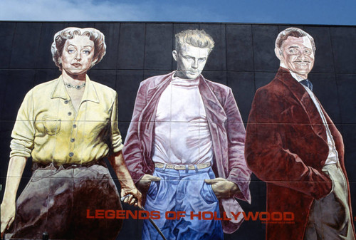 Hollywood mural