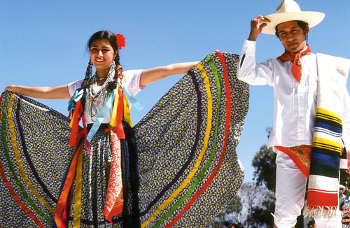 Folk dancers