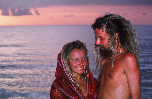 Blond rasta couple