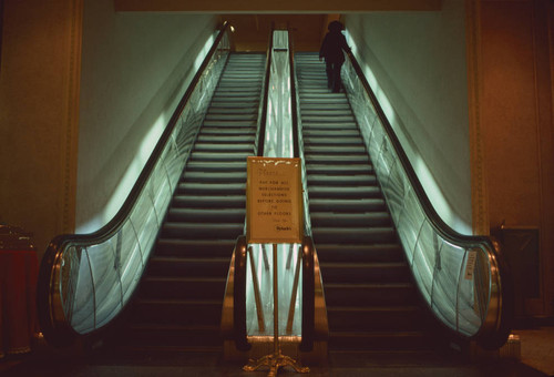 Neon escalator