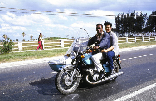 Motorcycle with sidecar