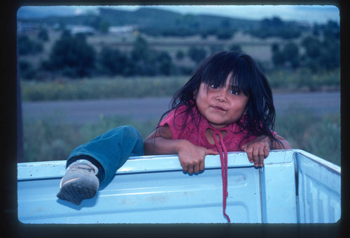 Girl climbing