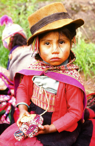 Girl wearing hat