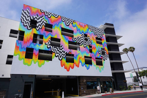 Mural by Jen Stark