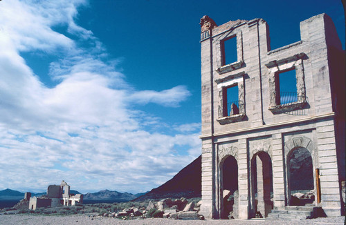 Rhyolite ghost town