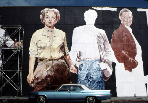 Hollywood mural