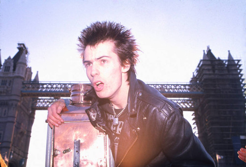 Sid Vicious under the Tower of London