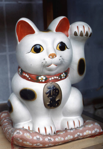 Maneki-neko, good luck cat