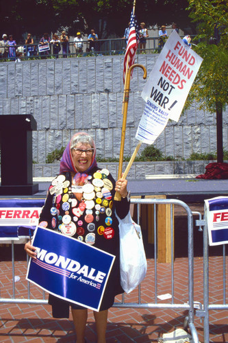 Anti-war protester