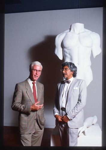 Director with sculptor