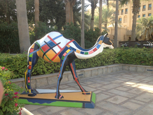 Camel sculpture