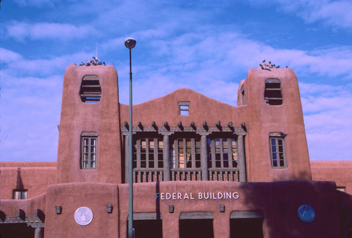 Adobe federal building