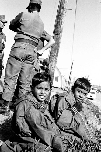Children in jackets