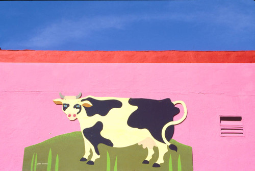 Cow mural