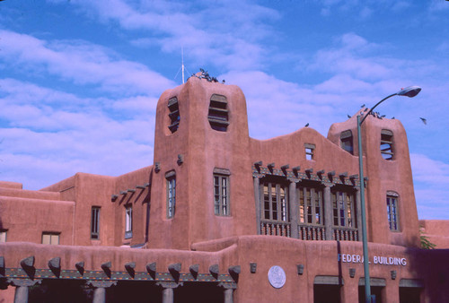 Adobe federal building