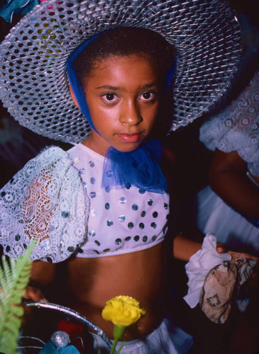 Young girl in costume