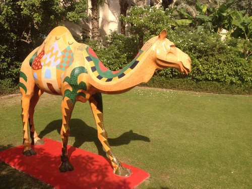 Camel sculpture