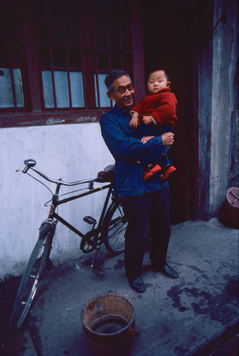 Man with child