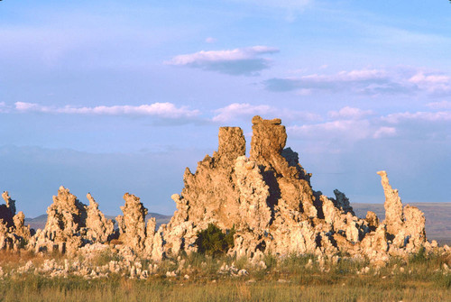 Limestone tufa tower rock formations