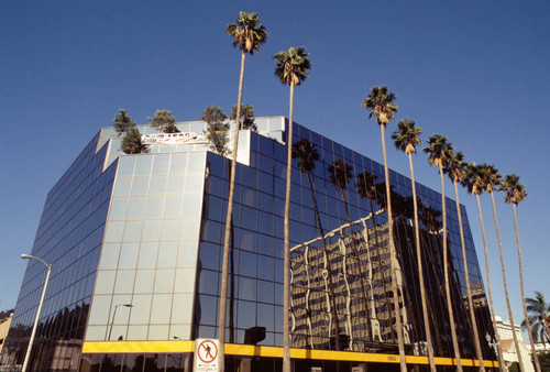 Hollywood glass building