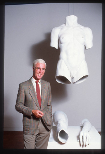 Director with study of female torso