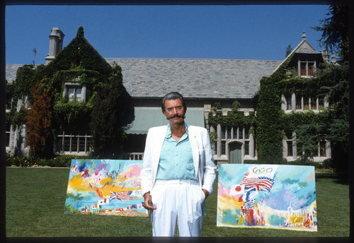 Leroy Neiman standing