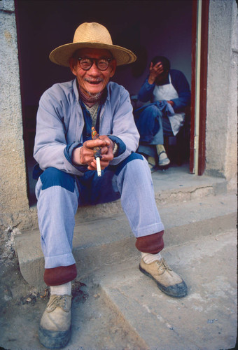 Farmer and wife