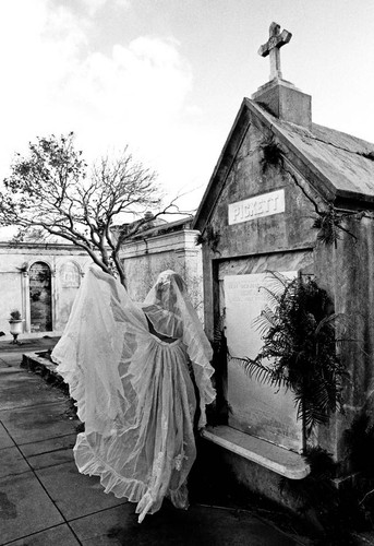 Cemetery ghost